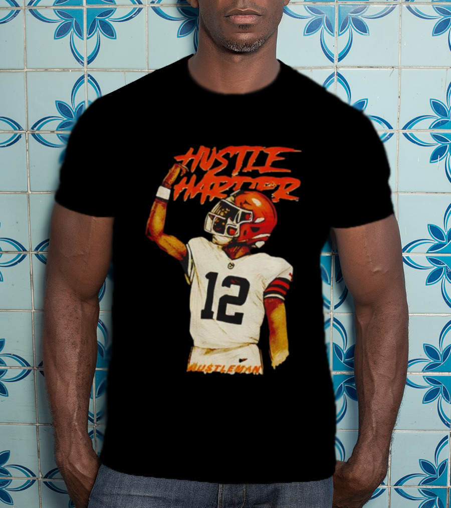 Hustle Harder 12 AU$TLEUWAN Legendary Shedeur Man T-Shirt