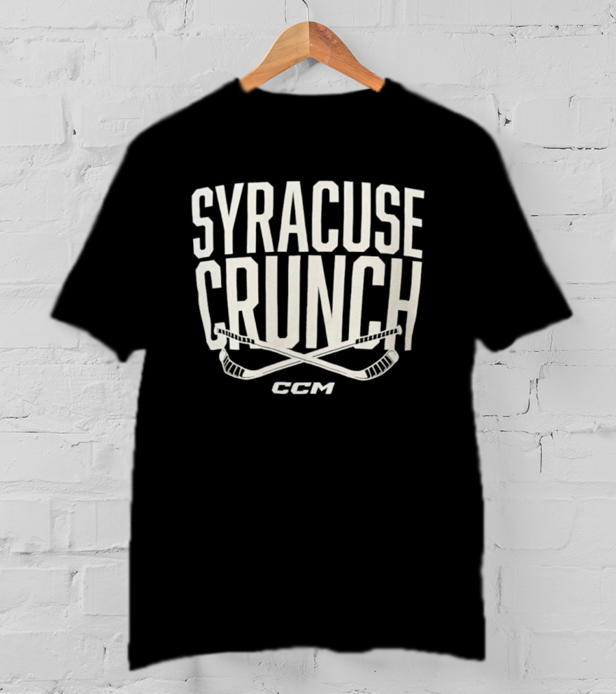 Syracuse Crunch CCM Hockey Team Crossed Sticks T-Shirt