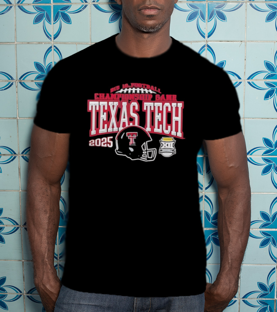 Texas Tech Red Raiders Big 12 Football Championship Game 2025 T-Shirt