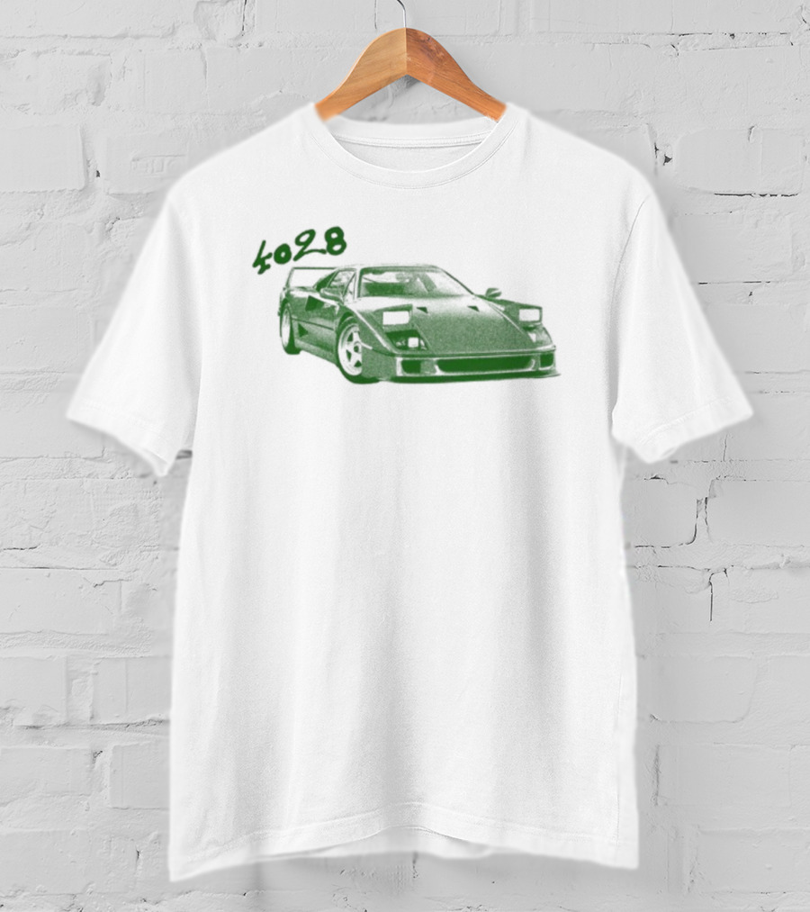 4028 Finley Classic Car Sketch T-Shirt