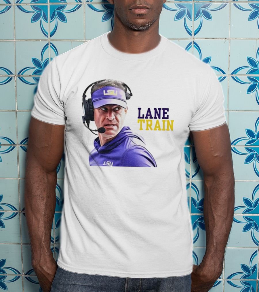 Lane Train Funny Coach LSU Tigers T-Shirt