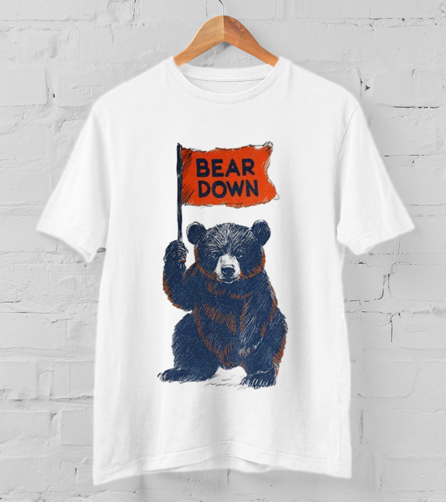 Bear Down Chicago Bears Football 2025 NFL Fan Gear T-Shirt