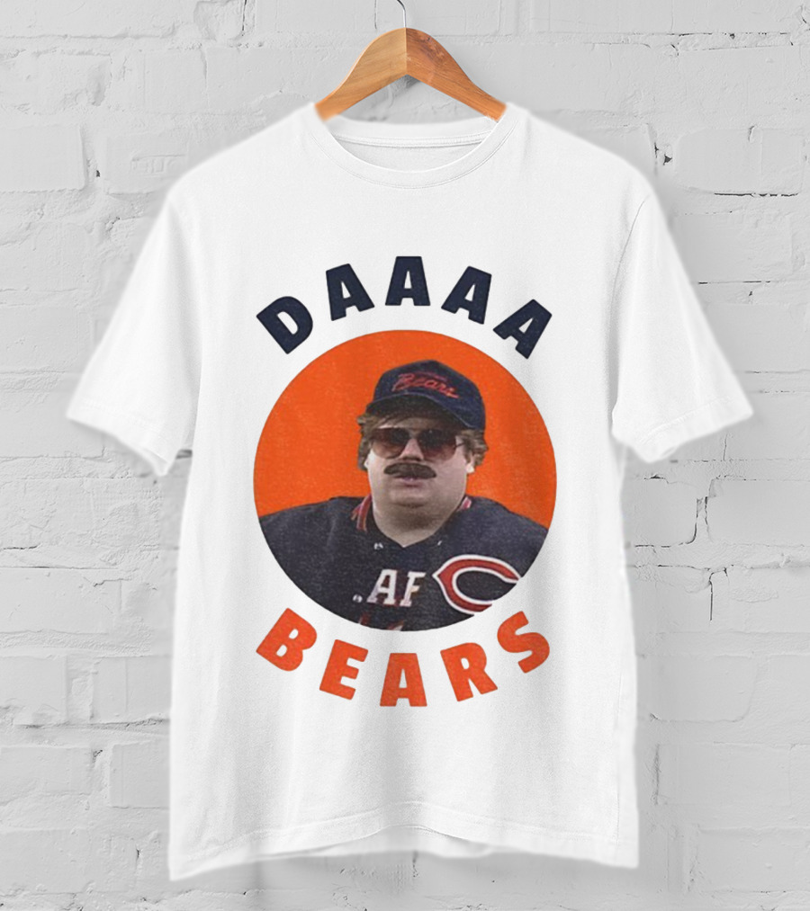 Chris Farley Daaaa Bears Chicago Bears 2025 Football T-Shirt