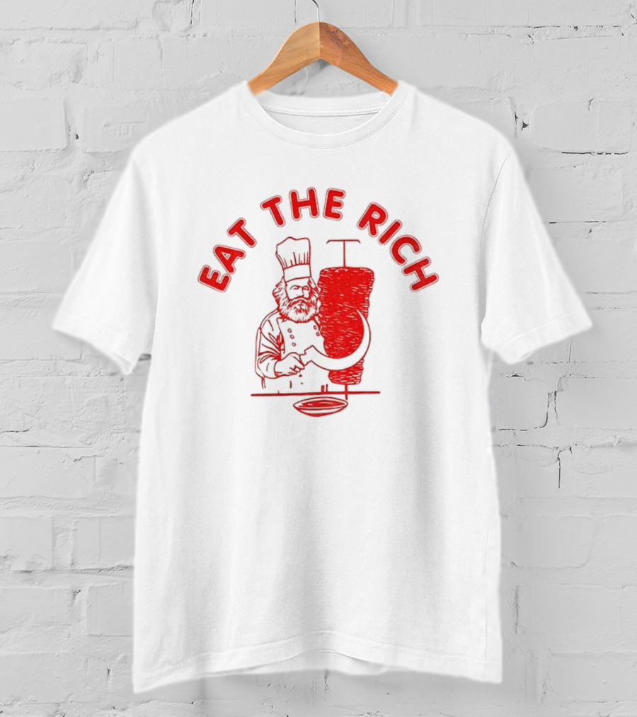 Eat The Rich Karl Marx Kebap Communism Unisex T-Shirt