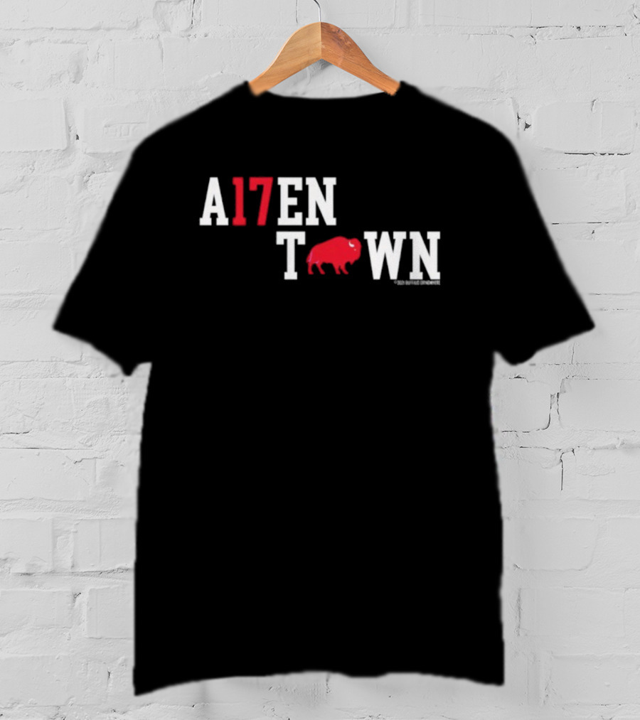 Buffalo Bills A17ENTOWN Red Bison Logo T-Shirt