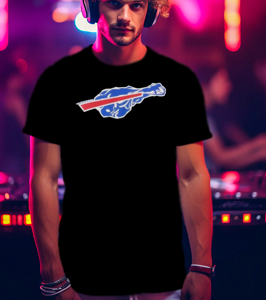 Buffalo Bills Wing It Hamburg Chicken Wing Football Combo T-Shirt