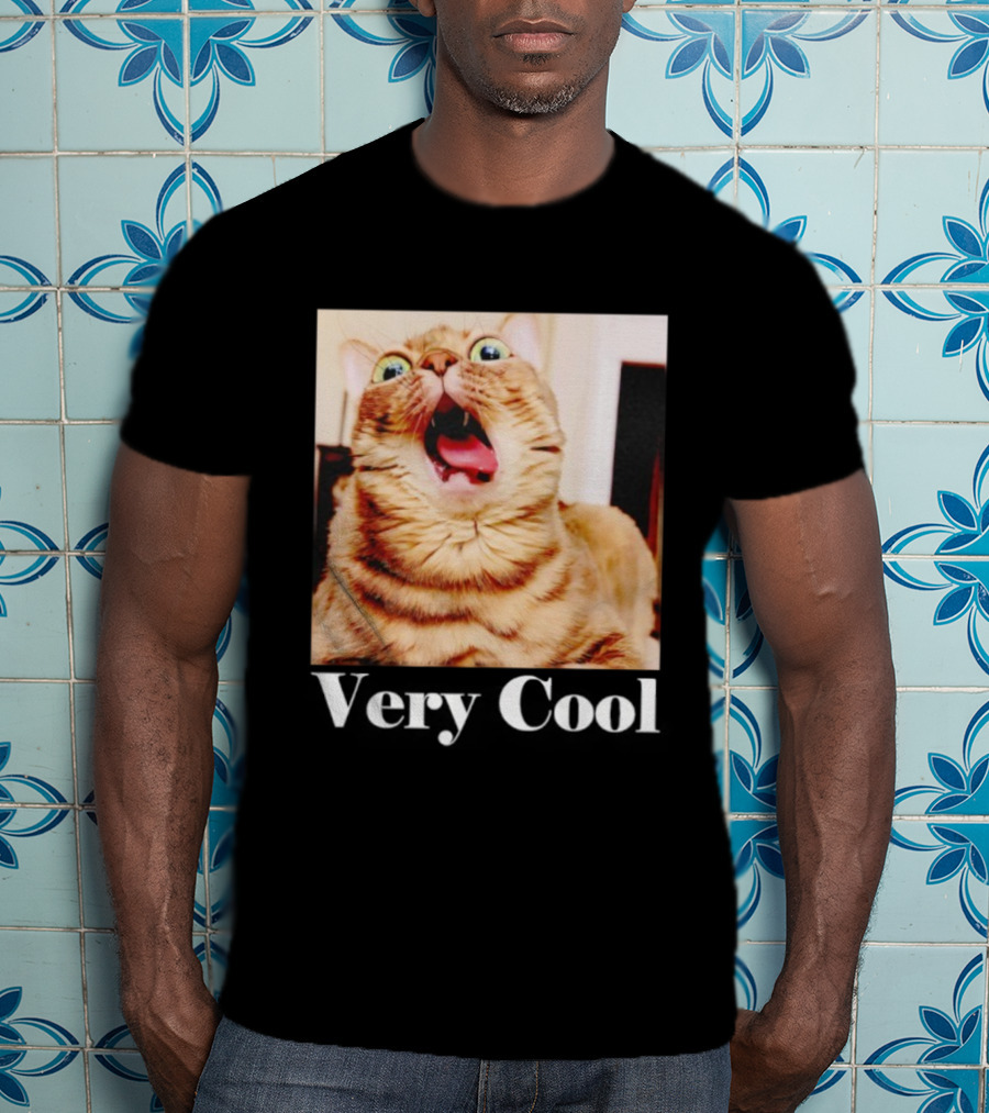Silly Cat Meme Humor Very Cool Funny Cats T-Shirt