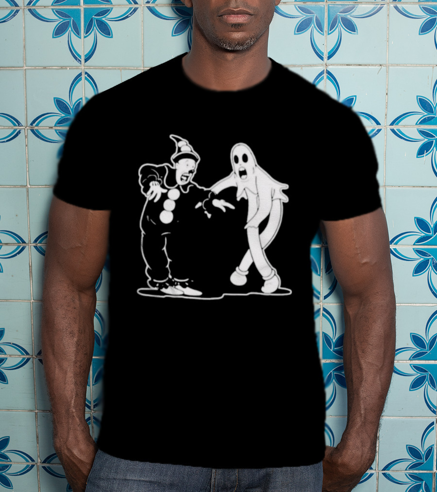 DC Lidstone Koko The Clown And Ghost Dancing Vintage Cartoon Style T-Shirt