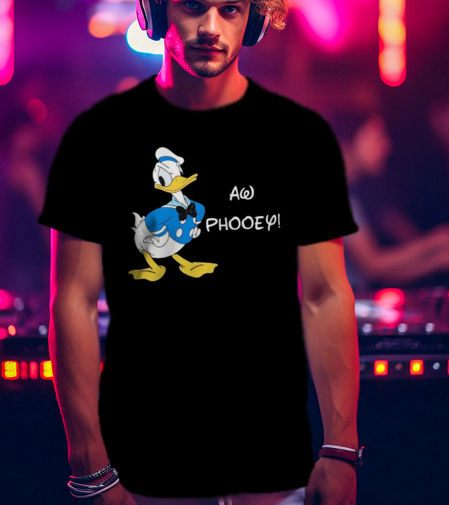 Donald Duck Aw Phooey Comic Pose Expression T-Shirt