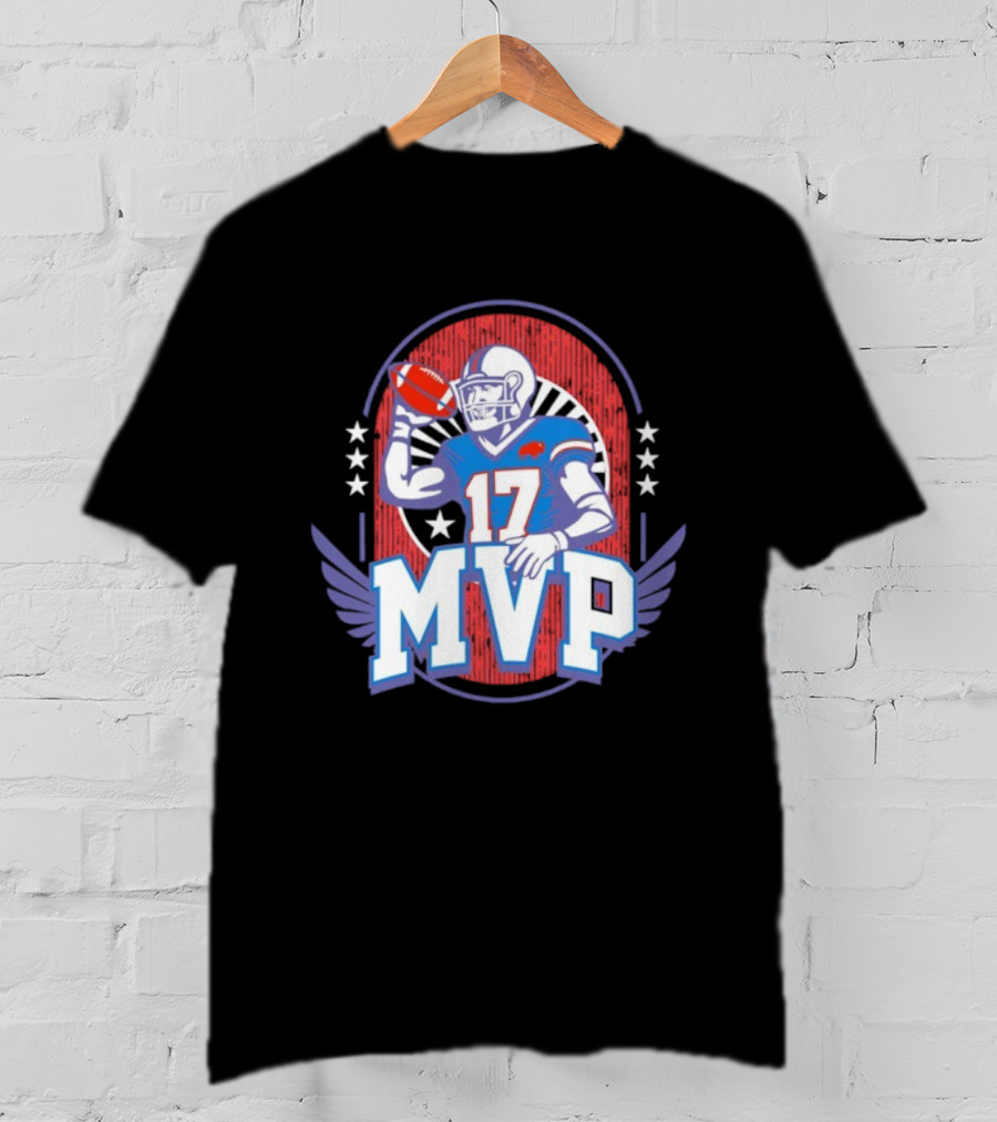 MVP JA17 Buffalo Bills Football Star Quarterback T-Shirt