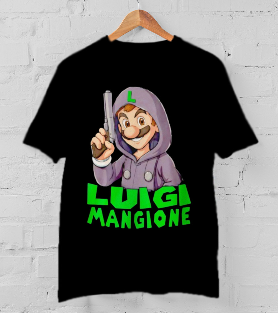 Luigi Mangione Nintendo Persona T-Shirt