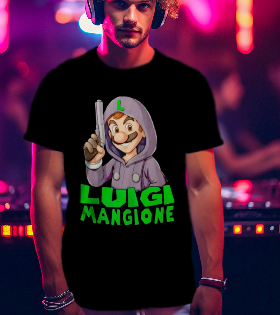 Luigi Mangione Nintendo Persona T-Shirt