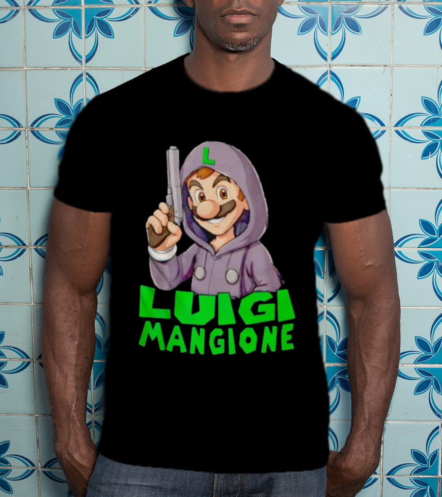 Luigi Mangione Nintendo Persona T-Shirt