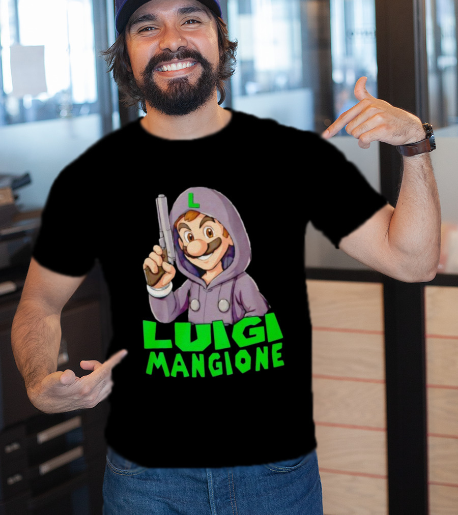 Luigi Mangione Nintendo Persona T-Shirt