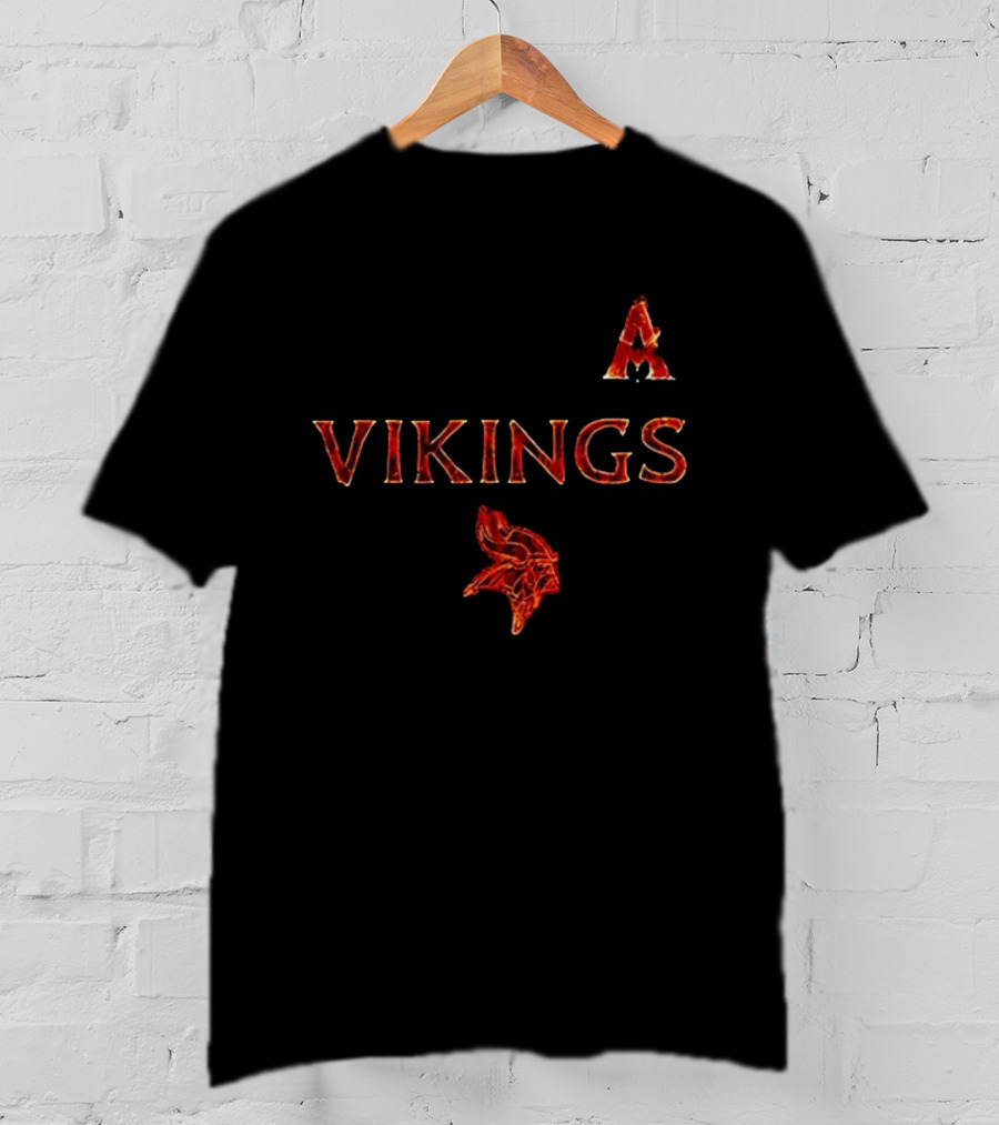 Minnesota Vikings Avatar Fire And Ash Collaboration T-Shirt