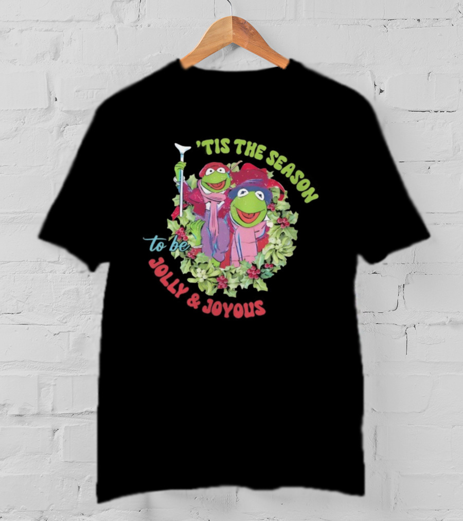 Muppets Christmas Carol Tis The Season Be Merry And Joyous T-Shirt