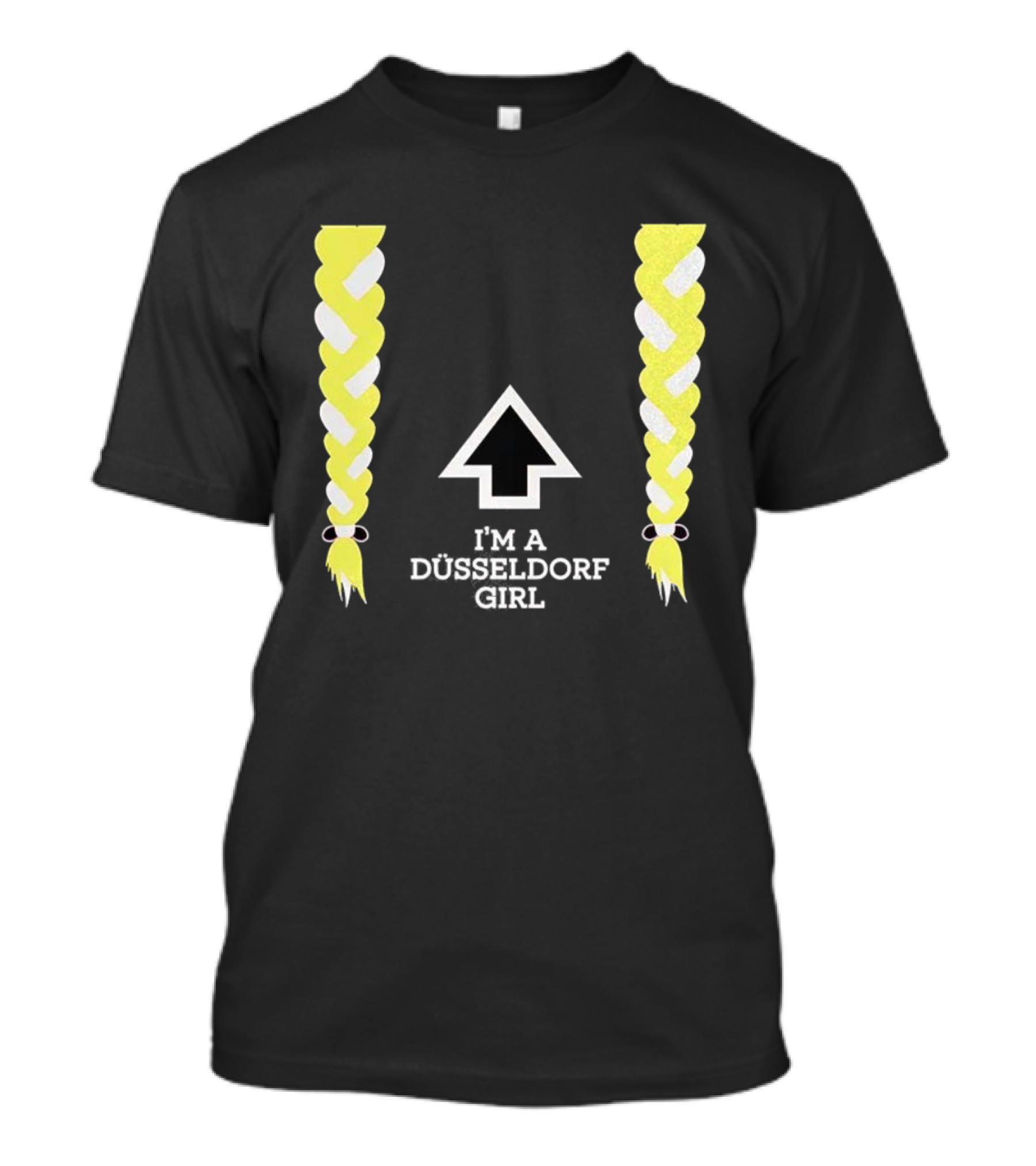 Nick Jonas Christmas Düsseldorf Girl Festive Braids T-Shirt