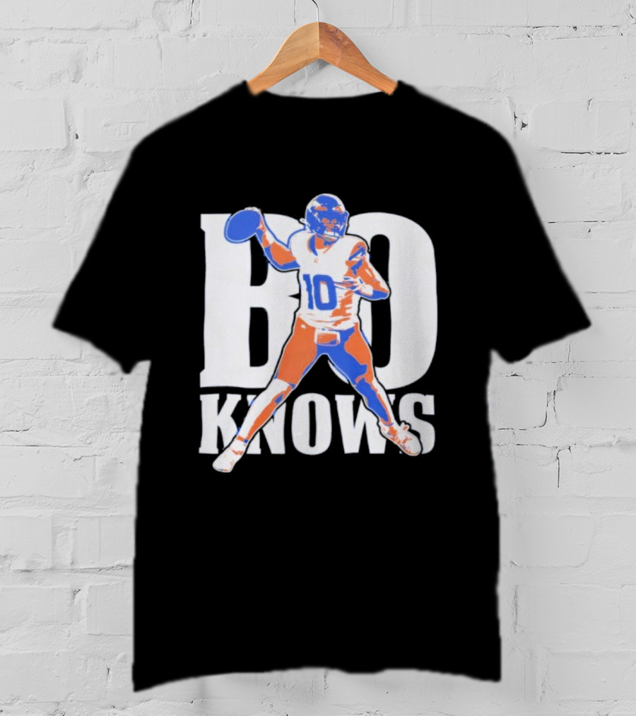 Bo Knows Football Inspired By Bo Nix Denver Broncos T-Shirt