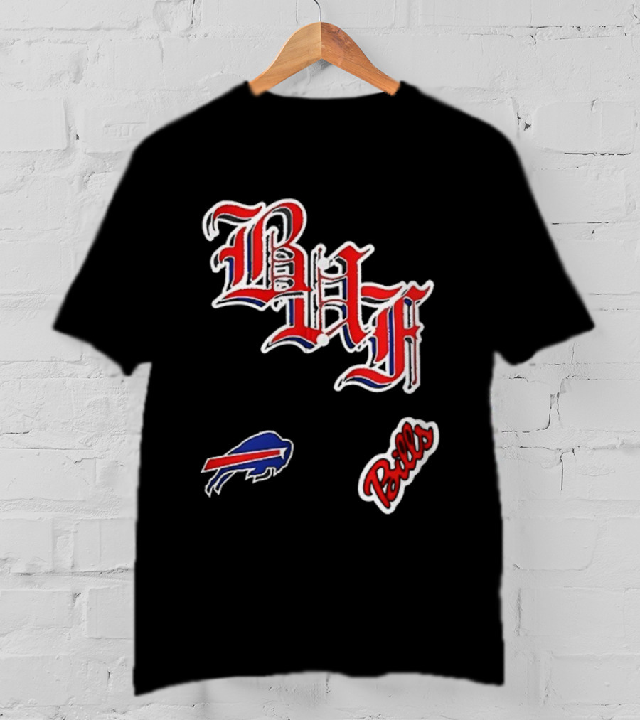 Buffalo Bills BAF Vintage Style Symbol And Script T-Shirt