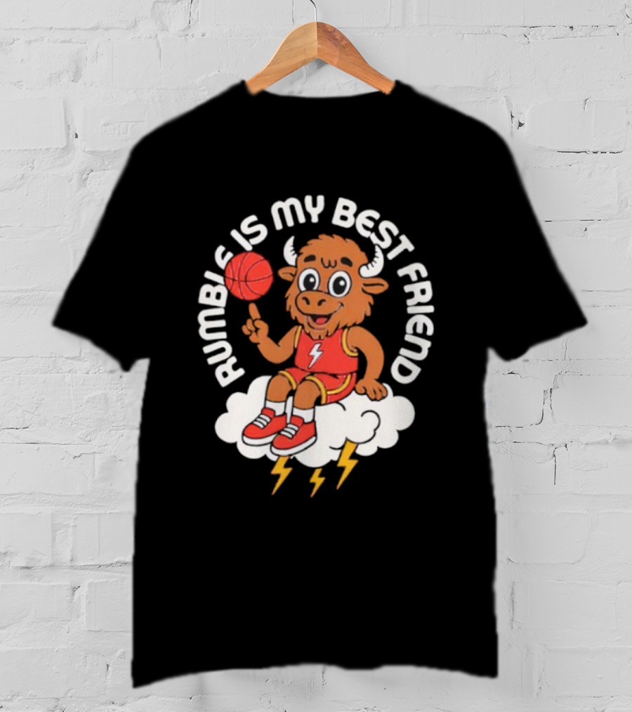 OKC Basketball Rumble Mascot Friendship Fan Favorite T-Shirt
