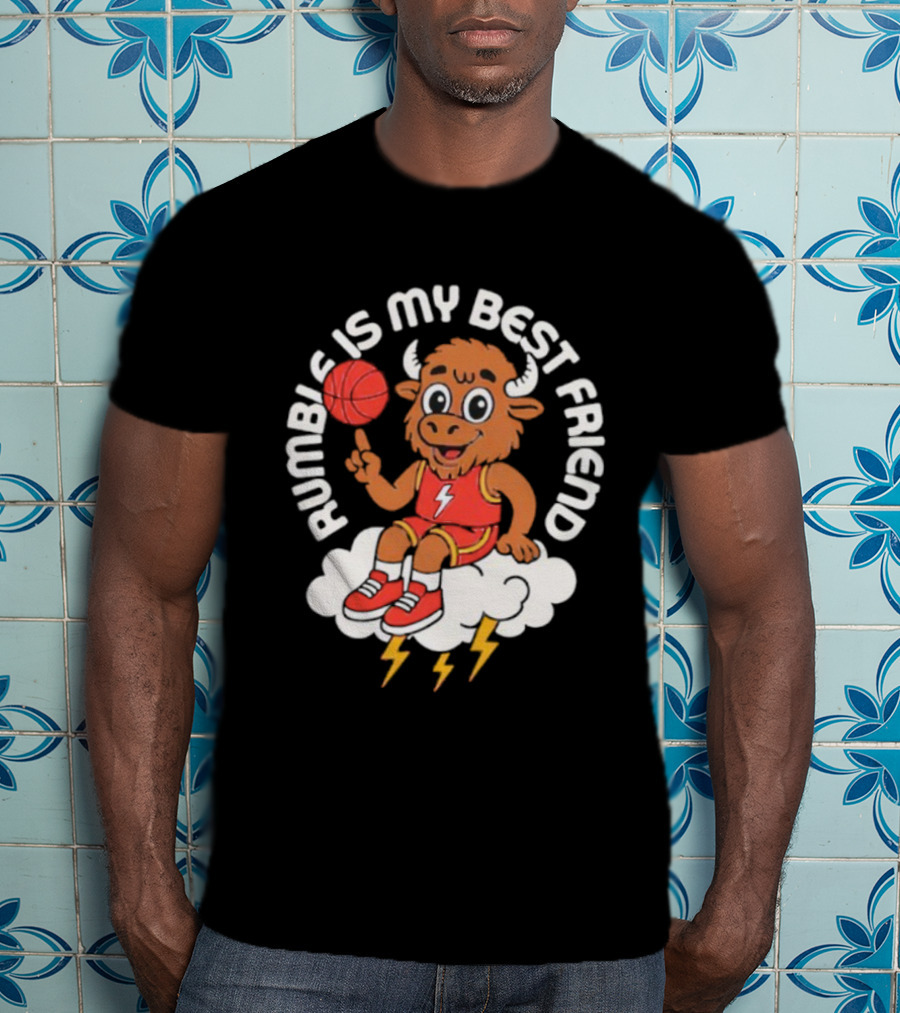 OKC Basketball Rumble Mascot Friendship Fan Favorite T-Shirt