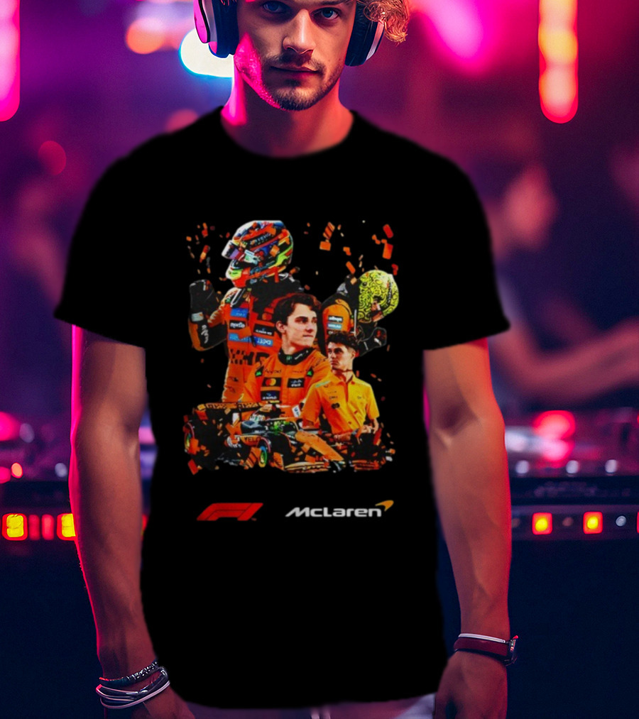 Oscar Piastri McLaren F1 Racing Team Formula One Seventh T-Shirt