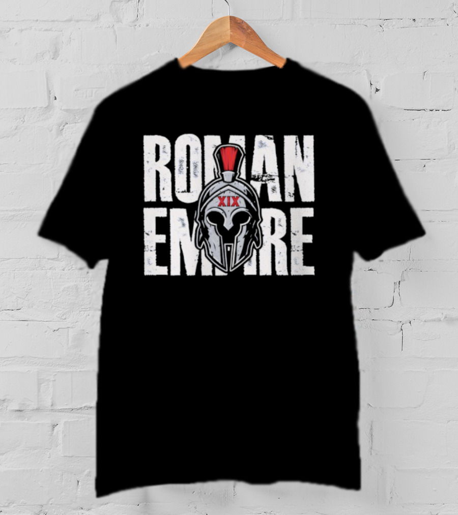 Roman Empire XIX Spartan Helmet Design T-Shirt
