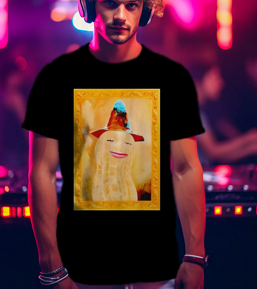 The Burnt Peanut Bungulator Witch Hat Portrait Renaissance T-Shirt