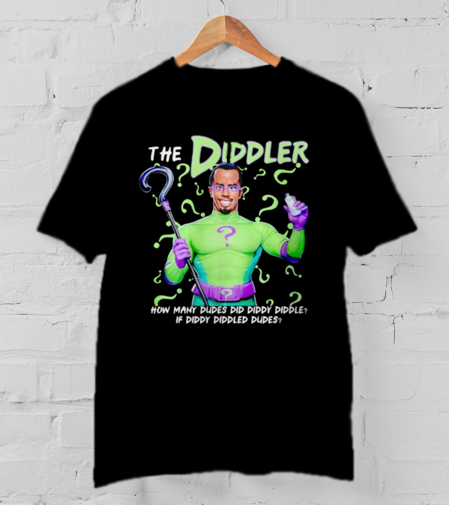 The Ediddler Diddler Diddy Diddle Dudes Mystery Questions T-Shirt