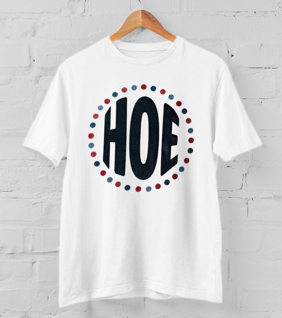 Lane Kiffin Ole Miss Football 2025 Hoe Circle Red Blue Dots T-Shirt