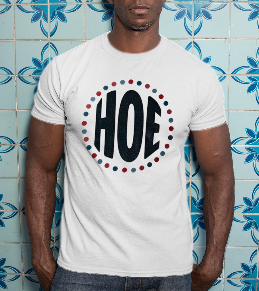 Lane Kiffin Ole Miss Football 2025 Hoe Circle Red Blue Dots T-Shirt