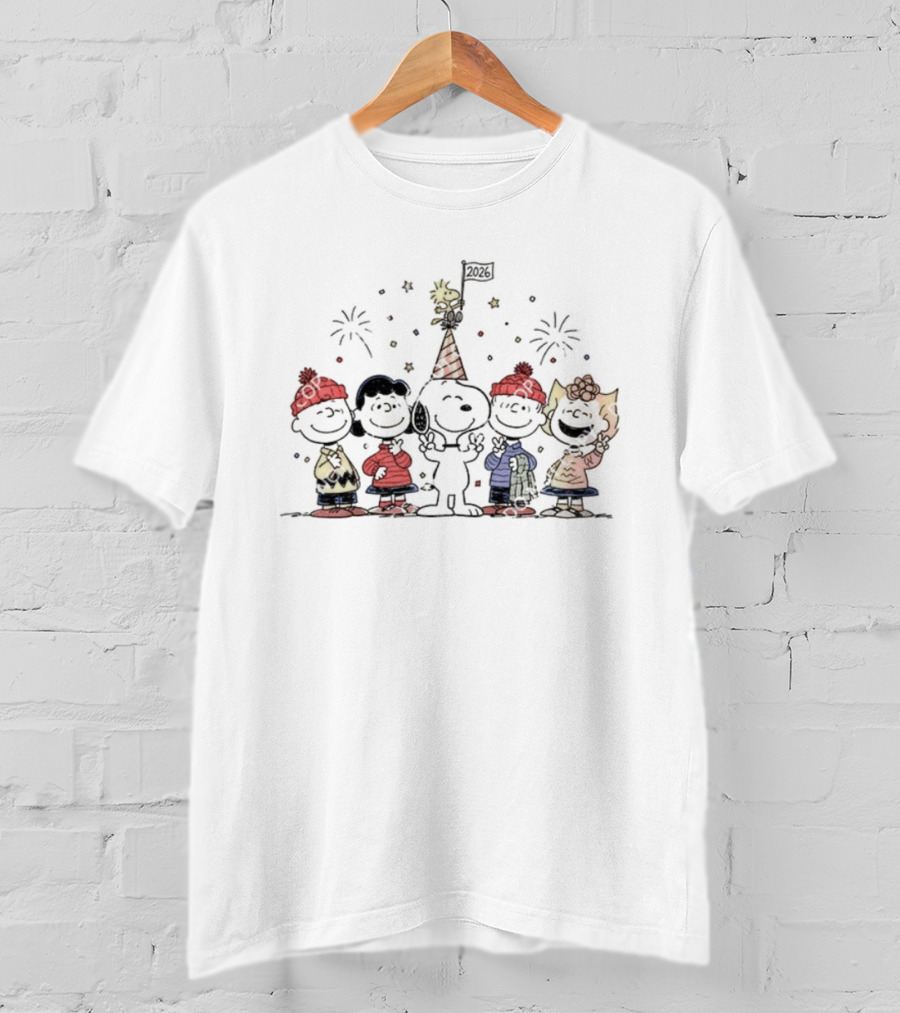 New Year 2026 Snoopy And Peanuts T-Shirt
