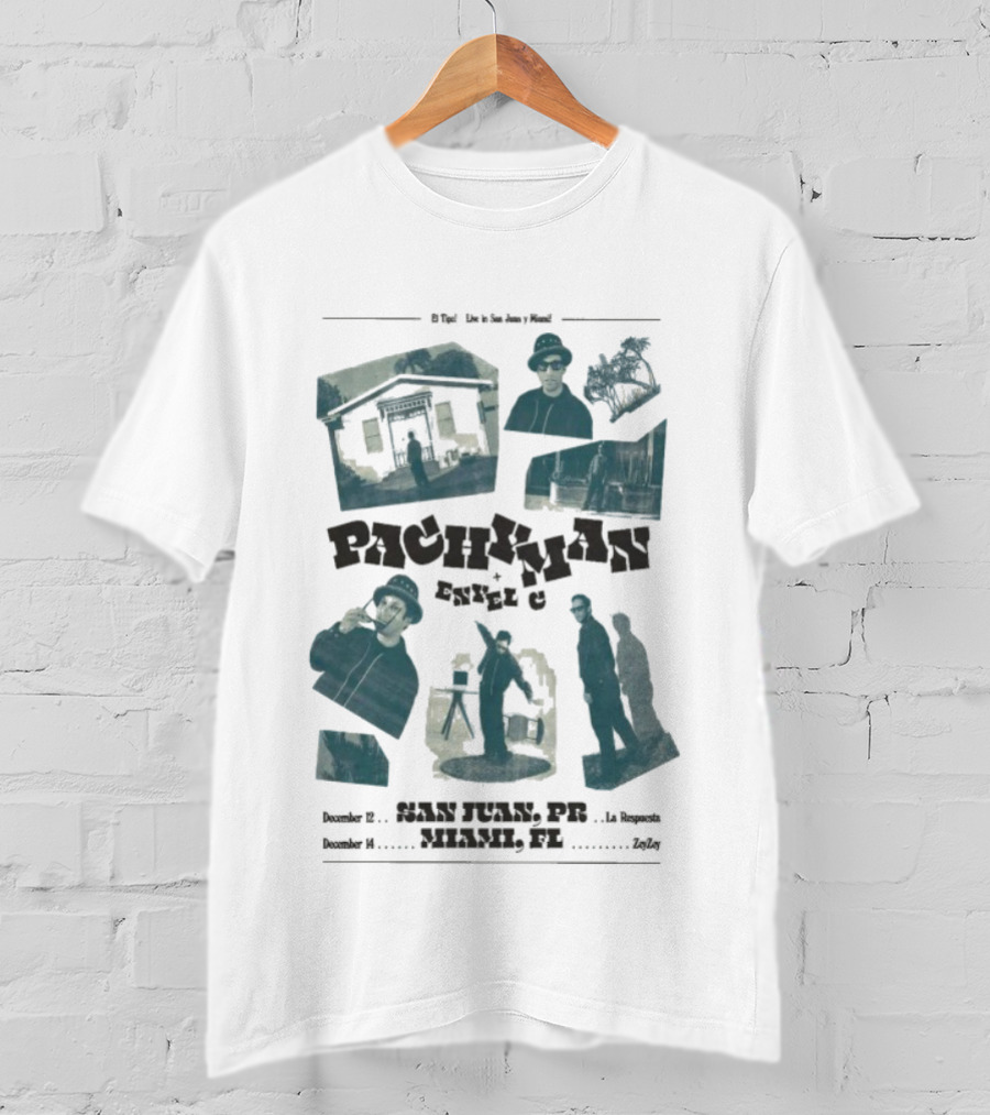 Pachyman Live San Juan PR December 12 2025 Announcement T-Shirt