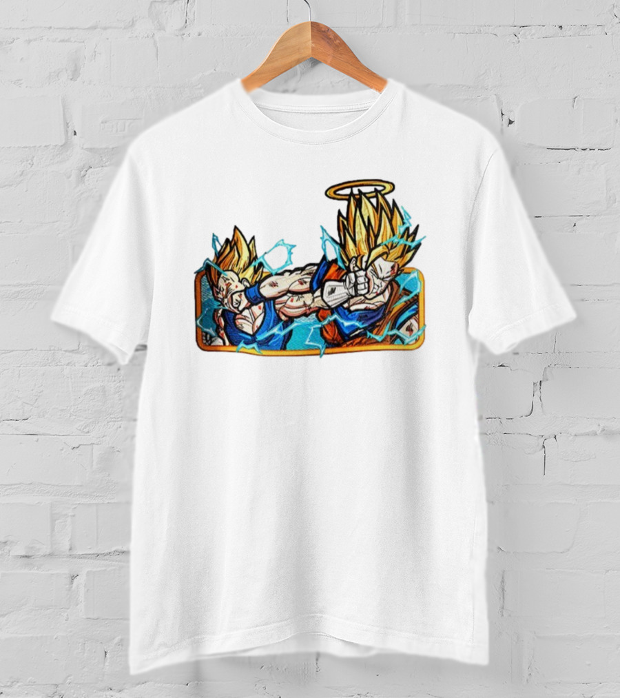 Super Saiyan Son Goku Dragonball Anime Saiyan Pride Lightning Aura Battle T-Shirt
