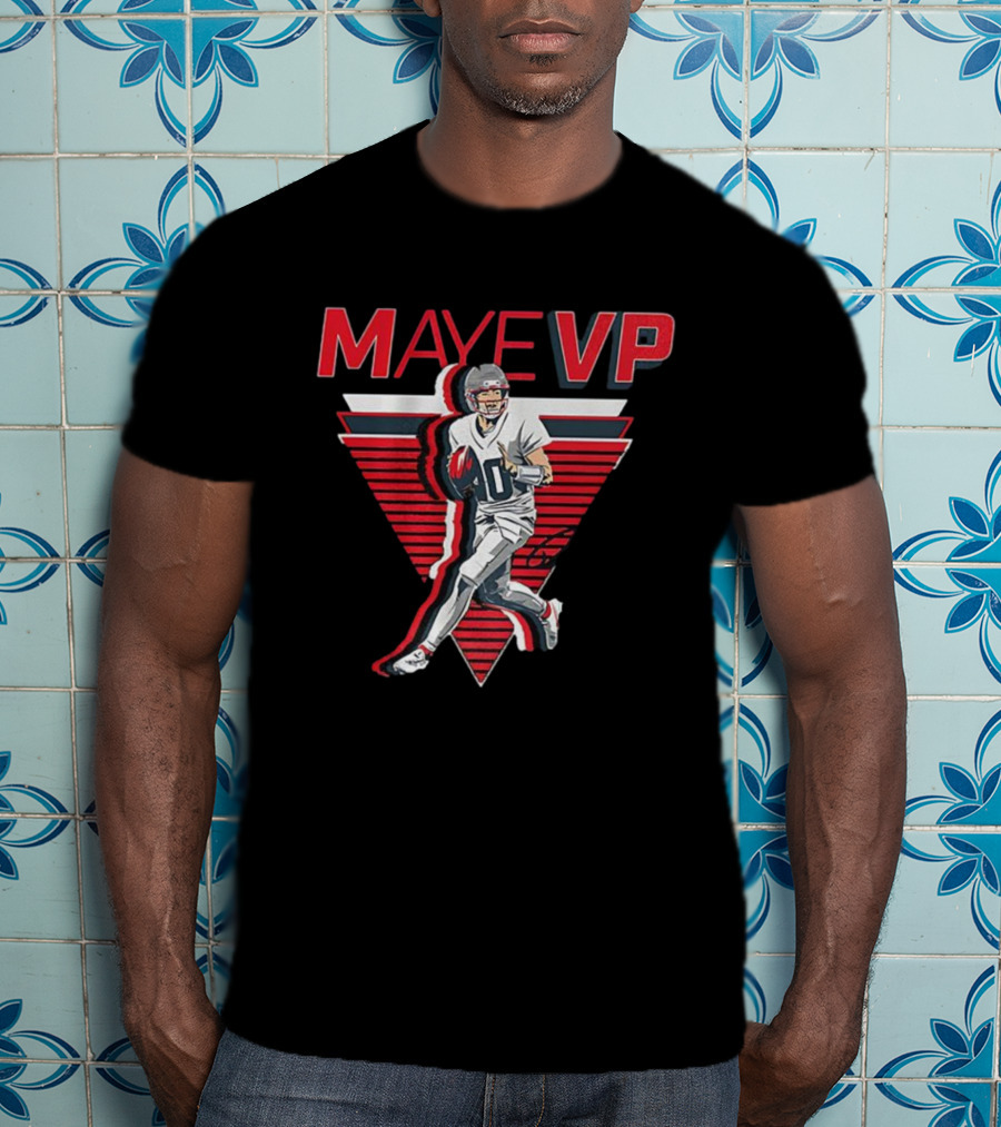 Drake MayeVP New England Patriots Football Signature T-Shirt