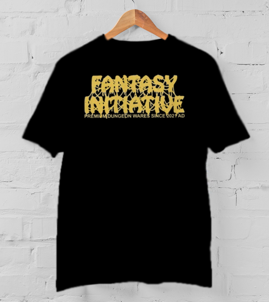Fantasy Initiative Never Dungeon Three Sided Die 20 T-Shirt