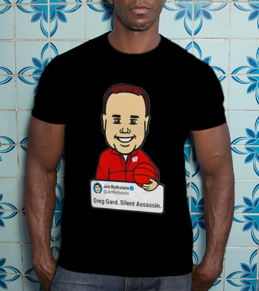 Greg Gard Silent Assassin Jon Rothstein Cartoon Basketball T-Shirt