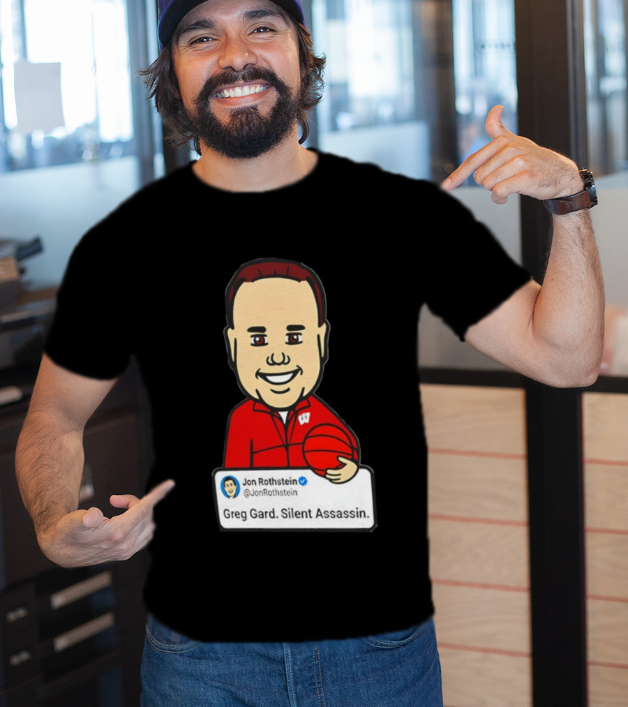 Greg Gard Silent Assassin Jon Rothstein Cartoon Basketball T-Shirt