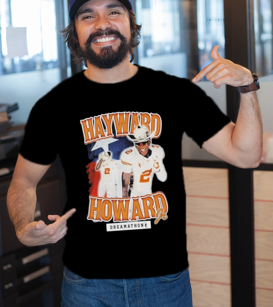 Hayward Howard Jr Dreamathon Texas Football Cowboys T-Shirt