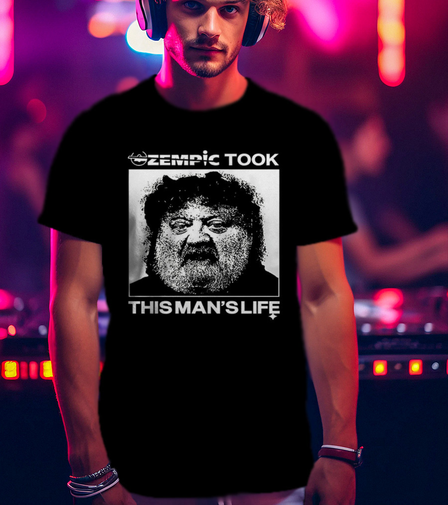 Ozempic Took This Man's Life Meatcanyon Meme T-Shirt