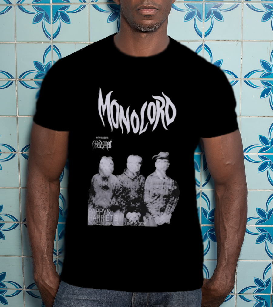 Monolord Pappy & Harriet's Pioneertown CA June 26 2026 Vintage Trio T-Shirt