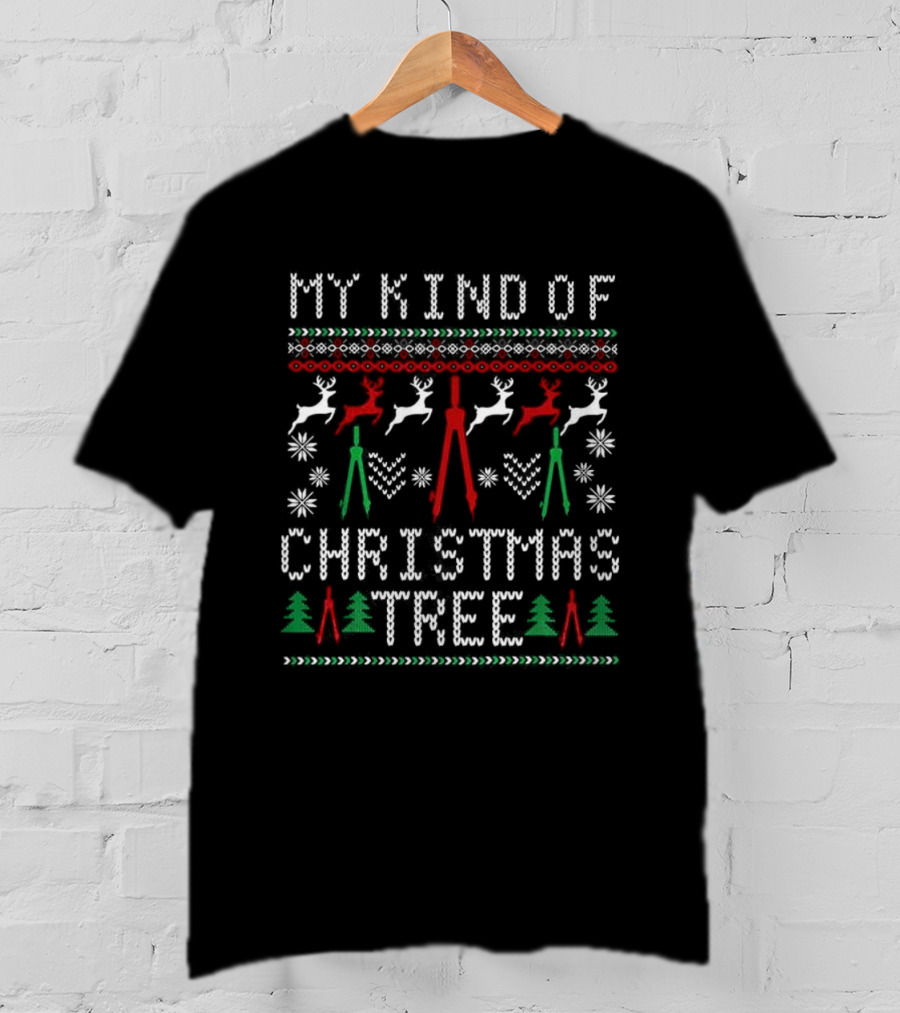 My Kind Of Christmas Tree Reindeer T-Shirt