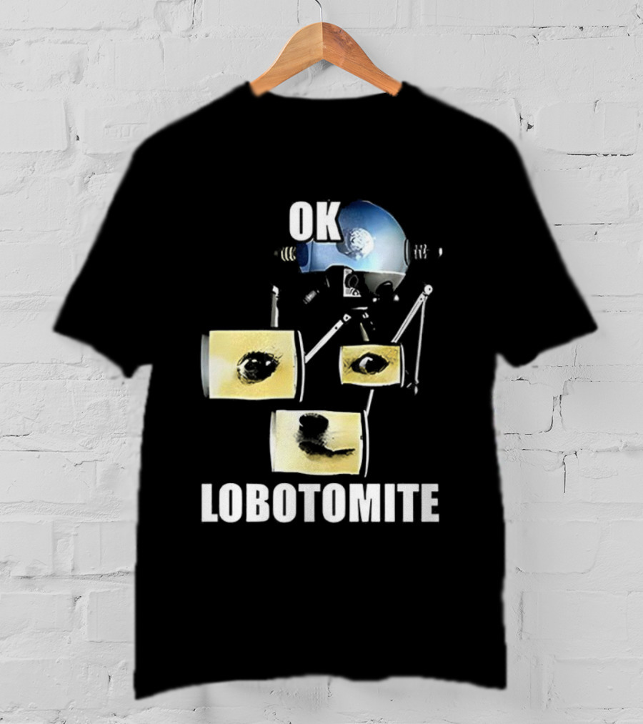 OK Lobotomite Helmet Style Doge Meme Fallout Theme T-Shirt
