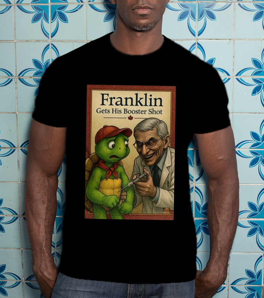 Franklin Gets His Booster Shot With Maple Leaf T-Shirt