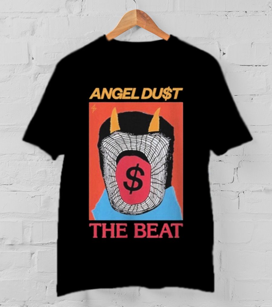 Angel Du$t The Beat Dollar Sign Mask Art T-Shirt