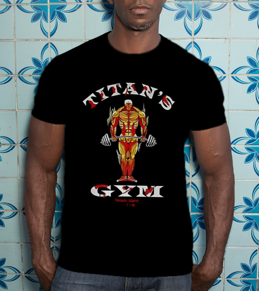 Titan's Gym Armored Titan Fitness Motivation T-Shirt
