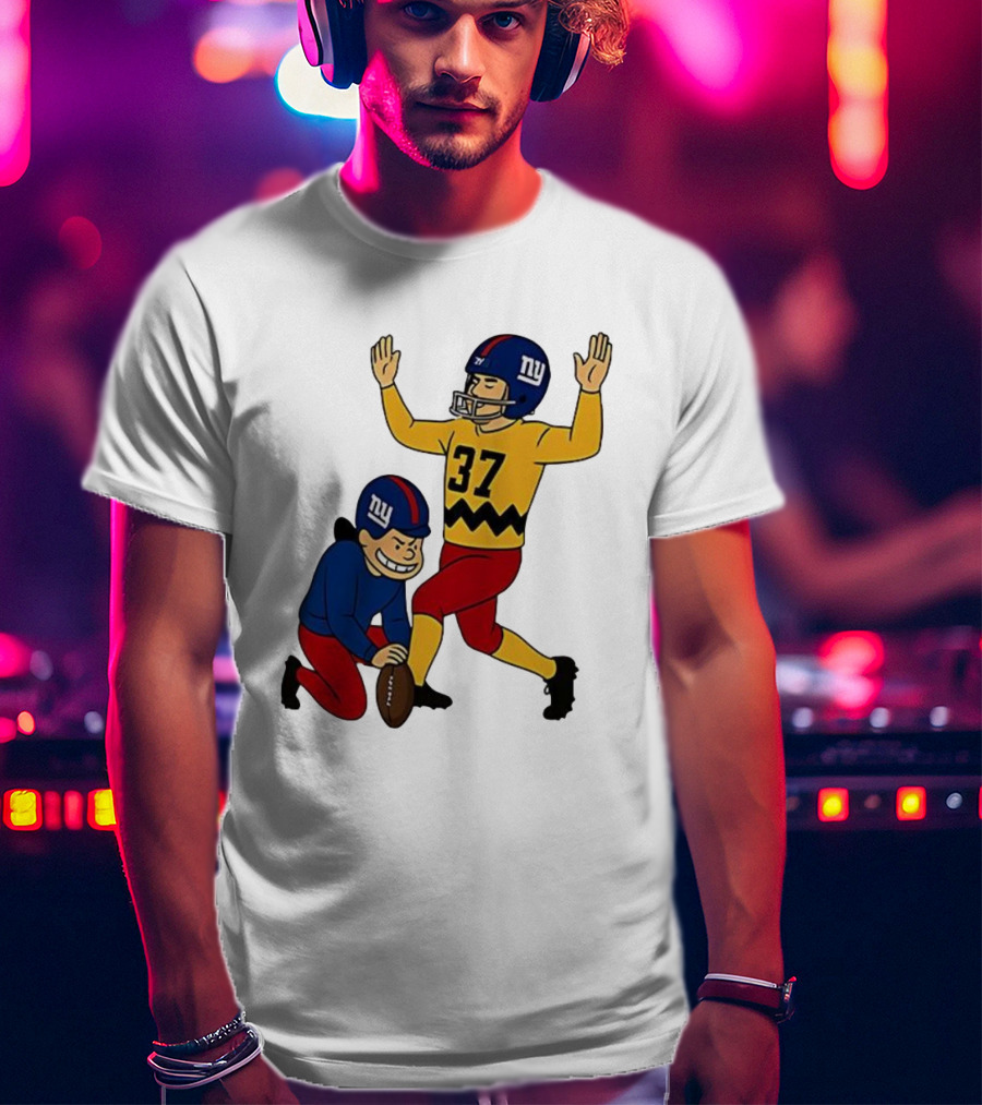 Younghoe Koo Charlie Brown Giants Football Kicker Miss Meme 37 T-Shirt