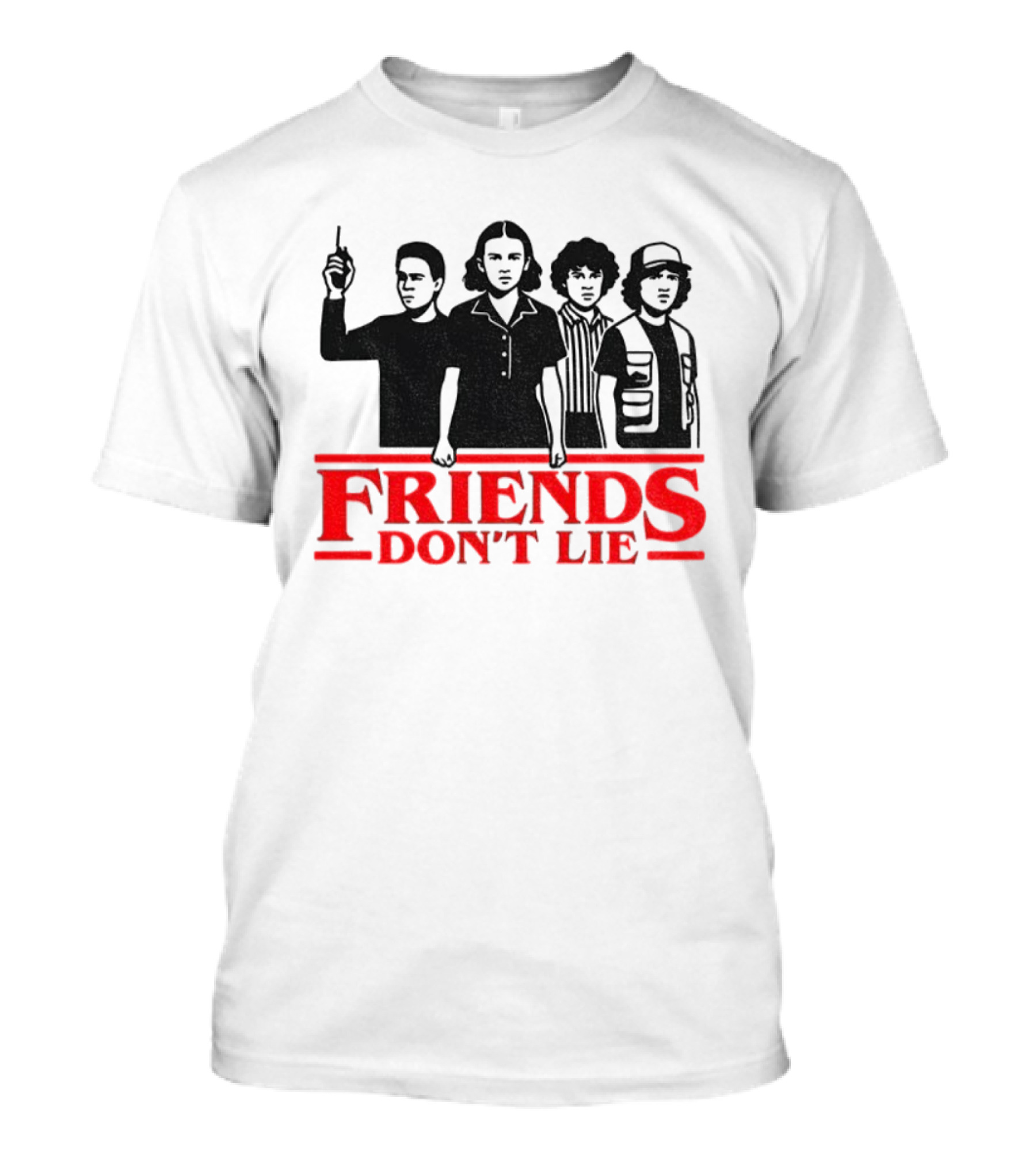FRIENDS DON'T LIE Stranger Things Silhouettes 2025 T-Shirt