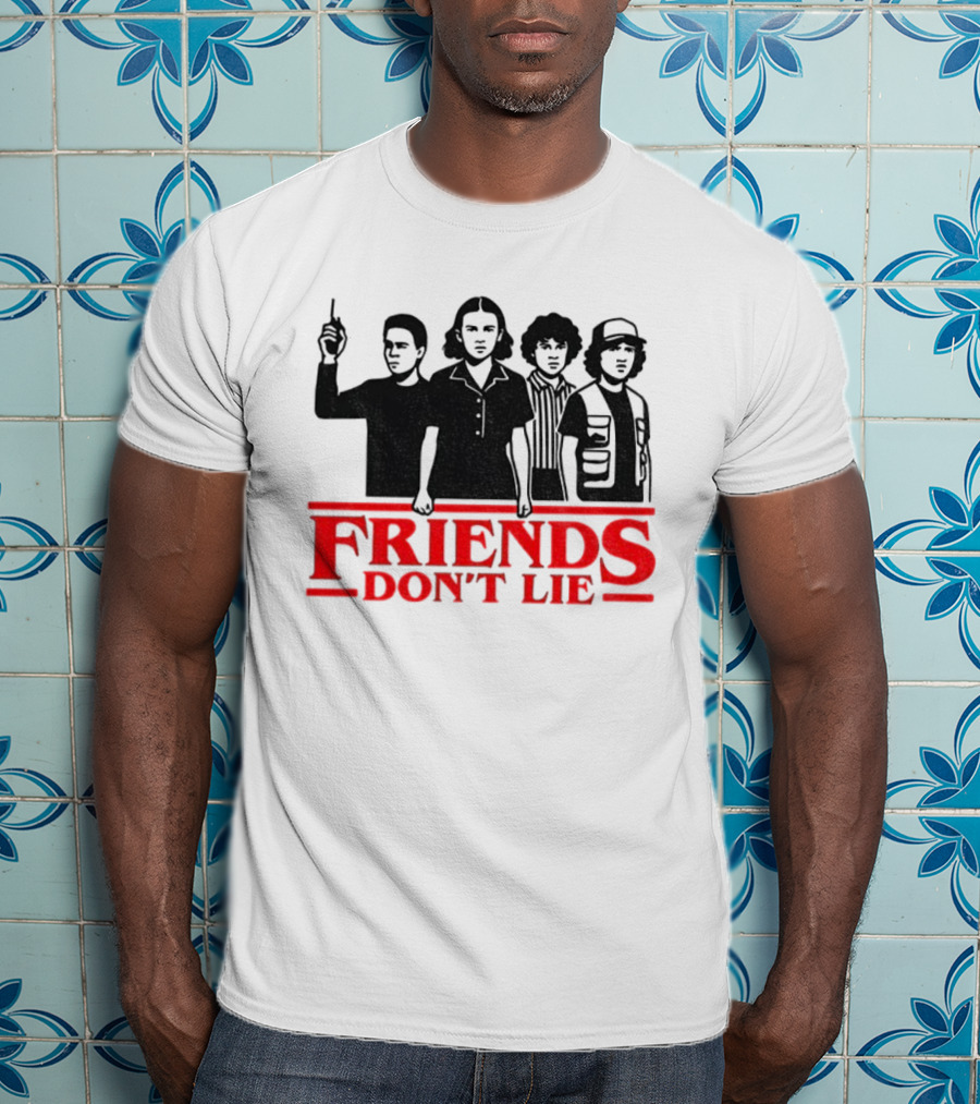 FRIENDS DON'T LIE Stranger Things Silhouettes 2025 T-Shirt