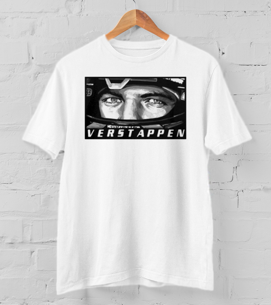 Max Verstappen Helmet Eyes 33 Racing T-Shirt